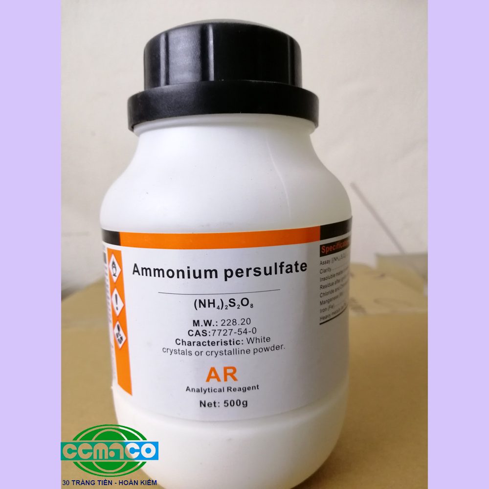 Ammonium persulfate – (NH4)2S2O8