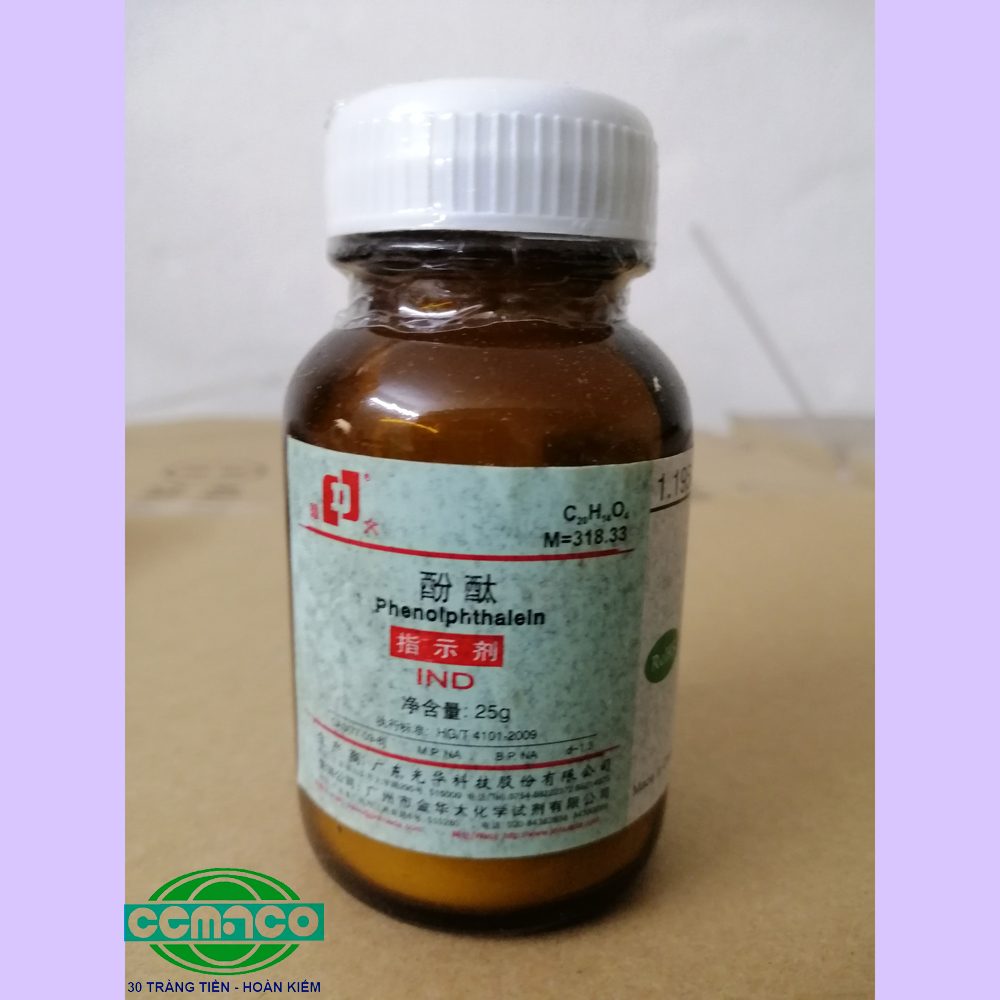 Phenolphthalein – C20H14O4